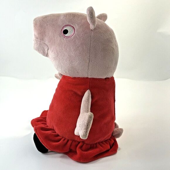 Vtg 2003 Peppa Pig Talking Plush 12" Doll Stuffed Animal Tested Works - Picture 2 of 16